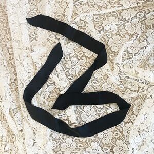 Sold Out ♡ Satin Fashion Scarf - Black